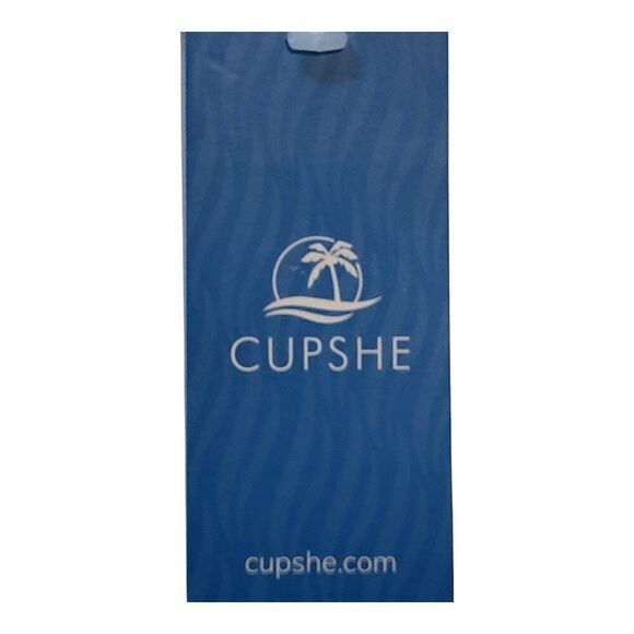 New CUPSHE Small White Swimsuit Tie Cover-up V-Neck Short Sleeve Lace Scalloped - Picture 11 of 14